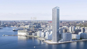 26-Etage Lejlighed med Utrolig Havudsigt in Aarhus